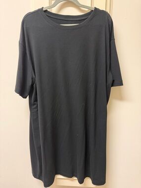 Woman’s Black T-Shirt Dress